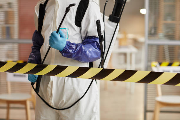 Professional Biohazard Cleanup technician working in Fitzwilliam, NH